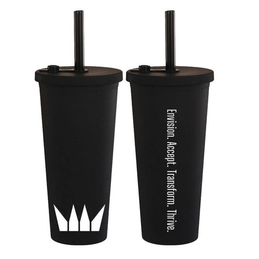 The EATT Black Royalty 22 oz Tumbler