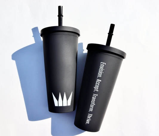 The EATT Black Royalty 22 oz Tumbler