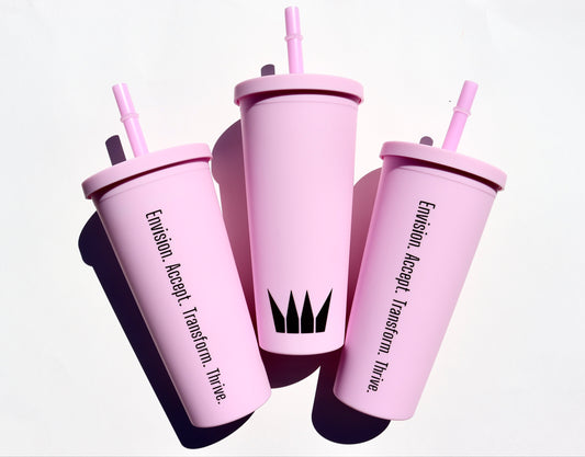 The EATT Pink Royalty 22 oz Tumbler